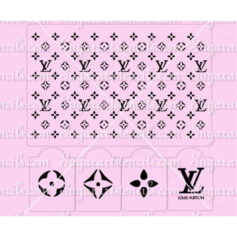 lv stencil for cake|louis vuitton stencil svg.